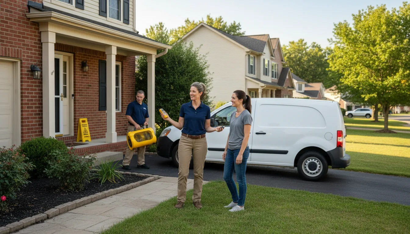 Residential water damage restoration in Dublin, NH